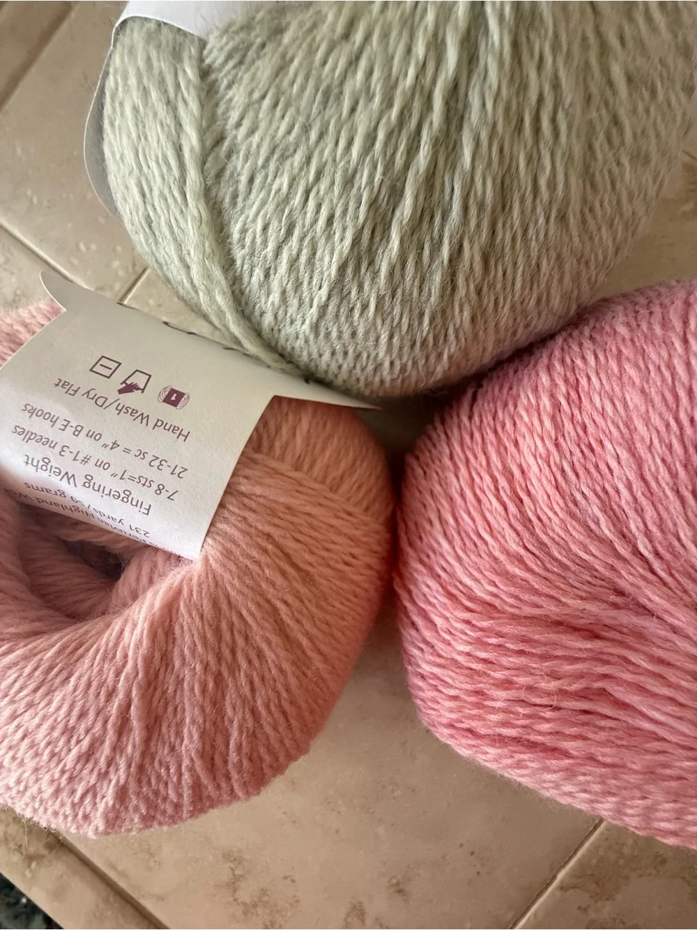 Knit Picks Palette Blossom Heather Pink Fingering Weight Wool Yarn